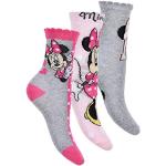 Motiv Minnie Mouse Entenhausen Kindersocken & Kinderstrümpfe für Mädchen Größe 30 3-teilig 