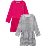 Reduzierte Pinke Minoti Jerseykleider für Kinder aus Jersey maschinenwaschbar für Mädchen 