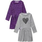 Graue Minoti Jerseykleider für Kinder aus Jersey maschinenwaschbar für Mädchen Größe 110 