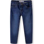Reduzierte Dunkelblaue Minoti 5-Pocket Jeans für Kinder mit Reißverschluss aus Denim für Jungen Größe 98 