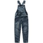 Reduzierte Blaue Minoti Jeans-Latzhosen für Kinder aus Baumwolle maschinenwaschbar für Mädchen Größe 86 
