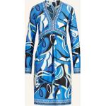 Blaue Bestickte Elegante Mint & Mia Sommerkleider aus Polyester für Damen Größe L für den für den Sommer 
