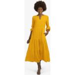Reduzierte Gelbe Casual Mint & Mia Midikleider & knielange Kleider aus Leinen für Damen für den für den Sommer 