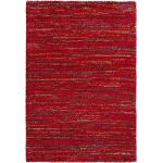 Rote Moderne Mint Rugs Rechteckige Hochflorteppiche aus Kunstfaser 80x150 