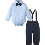 Blaue Unifarbene Taufanzüge Handwäsche für Babys 