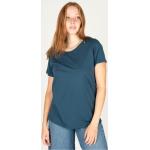 Reduzierte Petrolfarbene RAGWEAR Nachhaltige T-Shirts für Damen Größe S 