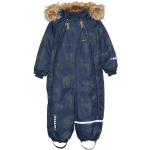 Minymo - Boy's Snow Suit AOP - Overall Gr 86 blau