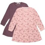 Rosa Unifarbene Casual Minymo Kindersweatkleider für Mädchen Größe 128 
