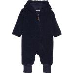 Reduzierte Blaue Minymo Fleece-Overalls für Kinder aus Fleece Größe 86 