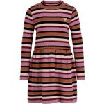 Pinke Langärmelige Minymo Kinderlangarmkleider aus Baumwolle für Mädchen Größe 98 