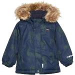 Minymo - Toddler's Snow Jacket AOP - Winterjacke Gr 92 blau