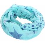 Himmelblaue Sterne Schlauchschals & Loop-Schals aus Viskose für Damen Größe L 