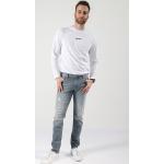 Reduzierte Blaue Unifarbene Miracle of Denim Slim Fit Jeans aus Denim für Herren Weite 29, Länge 30 