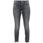 Graue Miracle of Denim Stonewashed Jeans mit Reißverschluss aus Baumwolle für Damen Größe M Weite 29, Länge 32 