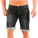 Schwarze Miracle of Denim Thomas Jeans-Bermudas aus Baumwolle für Herren Größe M für den für den Sommer 