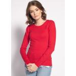 Reduzierte Rote Unifarbene Mishumo Kaschmir-Pullover für Damen Größe XXL 