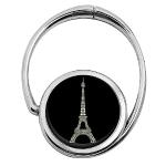Schwarze Handtaschenhalter & Taschenhalter mit Eiffelturm-Motiv klappbar 