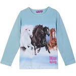 Reduzierte Blaue Miss Melody Kinder T-Shirts für Mädchen Größe 116 