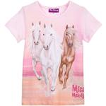 Reduzierte Rosa Miss Melody Kinder T-Shirts für Mädchen Größe 140 