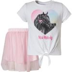 Reduzierte Bunte Miss Melody Kinder T-Shirts mit Pferdemotiv aus Baumwolle für Mädchen Größe 146 