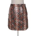 Reduzierte Braune Miss Selfridge Mini Kunstlederröcke aus Kunstleder für Damen Größe XS 