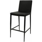 Reduzierte Schwarze Moderne Barhocker & Barstühle aus Kunstleder Breite 0-50cm, Höhe 0-50cm, Tiefe 0-50cm 