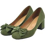 Grüne Blockabsatz High Heels & Stiletto-Pumps für Damen Größe 40 