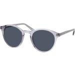 Graue Spex Runde Runde Sonnenbrillen aus Kunststoff für Herren 