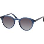 Blaue Runde Runde Sonnenbrillen aus Kunststoff für Herren 