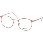 Rosa Runde Runde Brillen aus Metall für Damen 