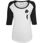 Schwarze Halblangärmelige Banksy T-Shirts aus Jersey für Damen Größe S 