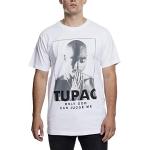 Reduzierte Weiße Mister Tee 2Pac T-Shirts für Herren Größe L 