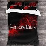Vampire Diaries Bettwäsche Sets & Bettwäsche Garnituren mit Halloween-Motiv mit Reißverschluss 135x200 3-teilig 