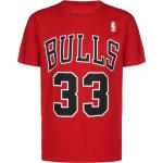 Schwarze Mitchell & Ness Chicago Bulls NBA T-Shirts mit Basketball-Motiv für Herren 