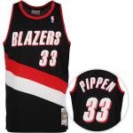 Mitchell and Ness NBA Portland Trail Blazers Scottie Pippen Swingman, Gr. XL, Herren, schwarz / weiß