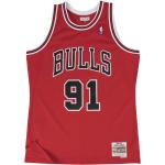 Mitchell & Ness, Chicago Bulls Road 1997-98 Dennis Rodman Trikot Red, Herren, Größe: L
