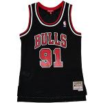Mitchell & Ness Dennis Rodman #91 Chicago Bulls 1997-98 Swingman NBA Trikot Schwarz (Damen), S