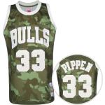 Grüne Atmungsaktive Mitchell & Ness Chicago Bulls NBA Herrenbasketballtrikots zum Basketball 