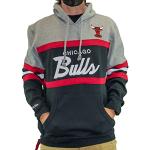 Bestickte Mitchell & Ness Chicago Bulls NBA Herrenhoodies & Herrenkapuzenpullover aus Baumwolle Übergrößen 