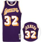 Mitchell & Ness NBA Los Angeles Lakers Swingman 2.0 Magic Johnson Trikot (SMJYGS18176) lila