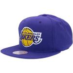 Reduzierte Lila Bestickte Mitchell & Ness Los Angeles Lakers NBA Snapback-Caps aus Acryl für Herren Einheitsgröße 