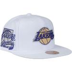 Weiße Mitchell & Ness Los Angeles Lakers LA Lakers Snapback-Caps für Herren Einheitsgröße für den für den Winter 