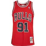 Mitchell & Ness Swingman Dennis Rodman Chicago Bulls 97/98 Trikot (XXL, red)