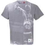 Graue Streetwear Mitchell & Ness NBA T-Shirts für Herren Größe M 