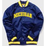 Mitchell & Ness University Of Michigan Lightweight Satin Jacket navy