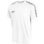 Mitre Delta T-Shirt, weiß/schwarz, Small/34-36 Inches