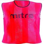 Mitre Pro Fußball Trainingsleibchen, Red/Red, Smal