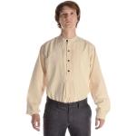 Beige Hemad.de Mittelalter-Hemden & Mittelalter-Blusen aus Baumwolle für Herren Größe 3 XL 