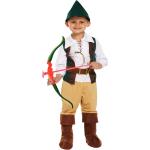 Bunte Robin Hood Robin Mittelalter-Kostüme aus Polyester für Jungen Größe 146 