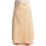Beige Unifarbene Hemad.de Mittelalter-Röcke aus Baumwolle für Damen Größe XL 